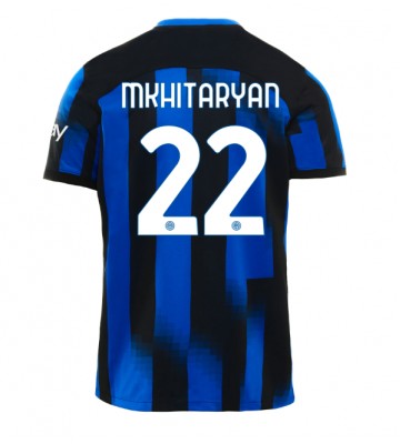 Inter Milan Henrikh Mkhitaryan #22 Kotipaita 2023-24 Lyhyet Hihat